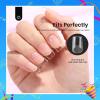 imageBeetles Gel Nail Tips Short Coffin PreEtched Nail Tips 12 Sizes 288 Pcs Full Cover Soft Tips Half Matte False Nails Clear Acrylic Glue on Nails Extension DIY Manicure Gifts for Women33Square Short 288pcsEtch X Nail Tips