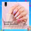 imageBeetles Gel Nail Tips Short Coffin PreEtched Nail Tips 12 Sizes 288 Pcs Full Cover Soft Tips Half Matte False Nails Clear Acrylic Glue on Nails Extension DIY Manicure Gifts for Women01Coffin Medium 288pcsEtch X Nail Tips
