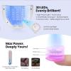 imageBeetles Gel Polish UV LED Nail Lamp Fast Drying Nail Dryer Compact Manicure Light with Timer Setting Sensor Elegant Shell UV Light for Gel Nails DIY Home Gift for HerUV Nail Lamp for Hands  Feet White