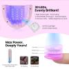 imageBeetles Gel Polish UV LED Nail Lamp Fast Drying Nail Dryer Compact Manicure Light with Timer Setting Sensor Elegant Shell UV Light for Gel Nails DIY Home Gift for HerUV Nail Lamp for Hands  Feet Pink