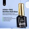 imageBeetles Gel Top Coat  Extra Glossy Top Coat Gel Polish 15ml Shine Finish and Long Lasting Soak Off UV ampamp Nail Lamp DIY Manicure Gift for Women015ml HEMAFree Nail Glue Gel