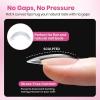 imageBeetles HemaFree Nail Glue for Acrylic Nails Tips TPO Free 2Pcs 10ml Long Lasting Uv Nail Glue for False Nail Tips Clear Press On Nails SkinFriendly U V Light Required15Short Coffin 320pcs FlatX Nail Tips