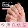 imageBeetles HemaFree Nail Glue for Acrylic Nails Tips TPO Free 2Pcs 10ml Long Lasting Uv Nail Glue for False Nail Tips Clear Press On Nails SkinFriendly U V Light Required22Medium Almond 320pcs CurveEX Nail Tips