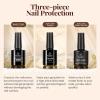 imageBeetles Matte Gel Top Coat for Gel Nail Polish 75ML Chrome Proof Matte Top Coat No Wipe PowderResist Matte Finish for Detail Chrome Nail Powder Painting Long Lasting UV Nail Art0Clear