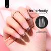 imageBeetles Medium Almond Nail Tips 576pcs 12 Sizes PreEtched Soft Gel Nail Tips Half Matte Full Cover False Nail Tips Clear Acrylic Nails Glue on Nails DIY Nail Extension Gift for Women31Coffin Extra Short 576pcs Etch X Nail Tips 