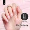 imageBeetles Medium Almond Nail Tips 576pcs 12 Sizes PreEtched Soft Gel Nail Tips Half Matte Full Cover False Nail Tips Clear Acrylic Nails Glue on Nails DIY Nail Extension Gift for Women43Square Medium 576pcs Etch X Nail Tips 