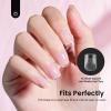 imageBeetles Medium Almond Nail Tips 576pcs 12 Sizes PreEtched Soft Gel Nail Tips Half Matte Full Cover False Nail Tips Clear Acrylic Nails Glue on Nails DIY Nail Extension Gift for Women41Square Extra Short 576pcs Etch X Nail Tips 