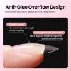 imageBeetles Medium Almond Nail Tips 576pcs 12 Sizes PreEtched Soft Gel Nail Tips Half Matte Full Cover False Nail Tips Clear Acrylic Nails Glue on Nails DIY Nail Extension Gift for Women72Medium Almond 640pcs CurveEX Nail Tips