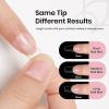 imageBeetles Medium Almond Nail Tips 576pcs 12 Sizes PreEtched Soft Gel Nail Tips Half Matte Full Cover False Nail Tips Clear Acrylic Nails Glue on Nails DIY Nail Extension Gift for Women73Coffin Medium 576pcs EtchX Nail Kit