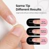 imageBeetles Medium Almond Nail Tips 576pcs 12 Sizes PreEtched Soft Gel Nail Tips Half Matte Full Cover False Nail Tips Clear Acrylic Nails Glue on Nails DIY Nail Extension Gift for Women72Square Medium 576pcs EtchX Nail Kit