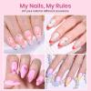 imageBeetles Medium Almond Nail Tips 576pcs 12 Sizes PreEtched Soft Gel Nail Tips Half Matte Full Cover False Nail Tips Clear Acrylic Nails Glue on Nails DIY Nail Extension Gift for Women23Almond Medium 576pcs Etch X Nail Tips