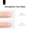imageBeetles Milky White Rubber Base Gel Polish For Nail Thickening 15ml Milky White Gel Polish Nail Strengthener Extension Color Base Gel In A Bottle UV LED Nail Lamp CuredAClear