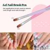 imageBeetles Nail Art Brushes Set Gel Polish Nail Art Design Pen Painting Tools with Detail Brush Gradient Brush and Nail Round Pen for Salon DIY at Home Manicure7pcs Nail Art Brush