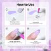 imageBeetles Nail Art Brushes Set Gel Polish Nail Art Design Pen Painting Tools with Detail Brush Gradient Brush and Nail Round Pen for Salon DIY at Home Manicure10Pcs Nail Art Stamp Pen Set