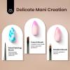 imageBeetles Nail Art Brushes Set Gel Polish Nail Art Design Pen Painting Tools with Detail Brush Gradient Brush and Nail Round Pen for Salon DIY at Home Manicure6Pcs Elegant Nail Art Brushes