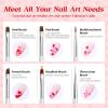 imageBeetles Nail Art Brushes Set Gel Polish Nail Art Design Pen Painting Tools with Detail Brush Gradient Brush and Nail Round Pen for Salon DIY at Home ManicureHeart Desire