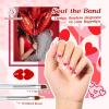 imageBeetles Nail Art Brushes Set Gel Polish Nail Art Design Pen Painting Tools with Detail Brush Gradient Brush and Nail Round Pen for Salon DIY at Home ManicureHeart Desire