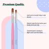 imageBeetles Nail Art Brushes Set Gel Polish Nail Art Design Pen Painting Tools with Detail Brush Gradient Brush and Nail Round Pen for Salon DIY at Home Manicure7pcs Nail Art Brush