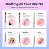 imageBeetles Nail Art Brushes Set Gel Polish Nail Art Design Pen Painting Tools with Detail Brush Gradient Brush and Nail Round Pen for Salon DIY at Home Manicure3pcs Nail Art Set