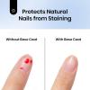 imageBeetles Nail Glue Remover with Cuticle Pusher 20ml Press on Nails Glue Remover for False Nail Tips Acrylic Adhesive Not for U v Gel DIY at HomeClear Gel Base Coat 15ml