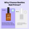 imageBeetles Nail Glue Remover with Cuticle Pusher 20ml Press on Nails Glue Remover for False Nail Tips Acrylic Adhesive Not for U v Gel DIY at HomeProtein Nail Primer