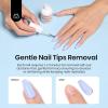 imageBeetles Nail Glue with Glue Remover Kit 2  10ML Super Strong Easy to Remove Off Fake Nails Adhesive Remover with Cuticle Pusher92 Pcs Nail Glue Remover 20 ml