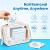 imageBeetles Nail Glue with Glue Remover Kit 2  10ML Super Strong Easy to Remove Off Fake Nails Adhesive Remover with Cuticle PusherPro Remover Pads 150pcs