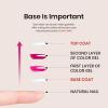 imageBeetles No Wipe Gel Top Coat 15ml Top Coat Gel Nail Polish Clear Color Shine Finish and Long Lasting Soak Off U v Nail Lamp Gift for Girls0  Base Top Coat Nail Glue Kit