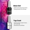 imageBeetles Pro Gel Top Coat 20ml Each High Glossy ampamp LongLasting up to 28 Days  SoakOff NonYellowing Strong Coverage Gel for LEDU V Lamps Professional Salon ManicureWhite