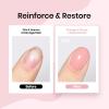 imageBeetles Rubber Base Gel Nail Polish 6 Colors Nude Gel Polish Pink Peach Neutral Sheer French Tips Base Colors for Nails Base Flexible U V LED Soak Off Gel Kit for DIY Home Manicure Winter Nail Gifts6pcs Colors Base Gel Sheer Bliss