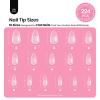 imageBeetles Tipex Gel Nail Kit with 224Pcs 16Sizes Medium Coffin Apex Nail Tips C Curved  Prebuilding Acrylic Nails with Tipex Nail GlueMini Nail Lamp Nail File for DIY Nails or Salon Use0BAlmond Medium 224 PcsTipex Nail kit