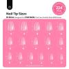 imageBeetles Tipex Gel Nail Kit with 224Pcs 16Sizes Medium Coffin Apex Nail Tips C Curved  Prebuilding Acrylic Nails with Tipex Nail GlueMini Nail Lamp Nail File for DIY Nails or Salon Use0ICoffin Short 224pcs Tipex Nail Kit