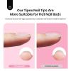 imageBeetles Tipex Gel Nail Kit with 224Pcs 16Sizes Medium Coffin Apex Nail Tips C Curved  Prebuilding Acrylic Nails with Tipex Nail GlueMini Nail Lamp Nail File for DIY Nails or Salon Use0AAlmond Short 224pcs Tipex Nail Kit