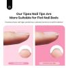 imageBeetles Tipex Gel Nail Kit with 224Pcs 16Sizes Medium Coffin Apex Nail Tips C Curved  Prebuilding Acrylic Nails with Tipex Nail GlueMini Nail Lamp Nail File for DIY Nails or Salon Use0Coffin Medium 224pcs Tipex Nail Kit