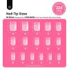 imageBeetles Tipex Gel Nail Kit with 224Pcs 16Sizes Medium Coffin Apex Nail Tips C Curved  Prebuilding Acrylic Nails with Tipex Nail GlueMini Nail Lamp Nail File for DIY Nails or Salon Use0FSquare Short 224pcs Tipex Nail Kit