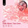 imagebeetles Gel Polish 2 In 1 Pearlescent Glitter Gel Top CoatPearl Gel Nail Polish Glossy Shiny Gel Nail Polish No Wipe Gel Top Coat Soak Off UV Led Long Lasting Shine Manicure GiftsPink Heart