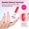 imagebeetles Gel Polish Gel Base Coat 15ml Prebond Base Gel Nail Polish Long Lasting Soak Off U V Nail Lamp Base Coat Upgraded Formula for Salon DIY Design Manicure Gifts for Women03Clear Hema Free Top Coat and Base Coat Set