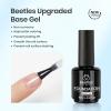 imagebeetles Gel Polish Gel Base Coat 15ml Prebond Base Gel Nail Polish Long Lasting Soak Off U V Nail Lamp Base Coat Upgraded Formula for Salon DIY Design Manicure Gifts for Women315ml Clear Base Coat