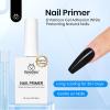 imagebeetles Gel Polish Gel Base Coat 15ml Prebond Base Gel Nail Polish Long Lasting Soak Off U V Nail Lamp Base Coat Upgraded Formula for Salon DIY Design Manicure Gifts for Women02Pcs Nail Dehydrator and Primer Set