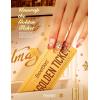 imagebeetles Gel Polish Gilded Boutique Christmas Advent Calendar  24 Luxury Days of Gel Nail Polish Colors Premium Gifts Box with Cat Eye Gel Nail Care Tools ampamp Mini UV Lamp for Women Holiday GiftingChristmas Advent Calendar Gilded Boutique