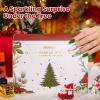 imagebeetles Gel Polish Gilded Boutique Christmas Advent Calendar  24 Luxury Days of Gel Nail Polish Colors Premium Gifts Box with Cat Eye Gel Nail Care Tools ampamp Mini UV Lamp for Women Holiday Gifting055 Color Christmas Gel Nail Kit