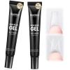 0-2Pcs*20g No Wipe Hands-Free Nail Glue Gel