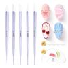 5pcs Nail Art Sculpture Pen