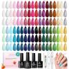 imageBeetles Gel Nail Polish kit with UV Light 108 PCS 55 Colors Valentines Gel Polish Set Base Coat Glossy Matte Glitter Top Coat Gel Polish Glitter Red Green Brown Purple Pink Cat Eye Gel Gift for Women0 Fairytale Town