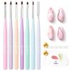 7pcs Nail Art Brushes Set
