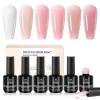 6pcs Colors Base Gel Sheer Bliss