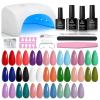 imagebeetles Gel Polish Gilded Boutique Christmas Advent Calendar  24 Luxury Days of Gel Nail Polish Colors Premium Gifts Box with Cat Eye Gel Nail Care Tools ampamp Mini UV Lamp for Women Holiday Gifting0  1 Colorful Dreamscape