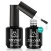 2 Pcs Clear Gel Top Coat