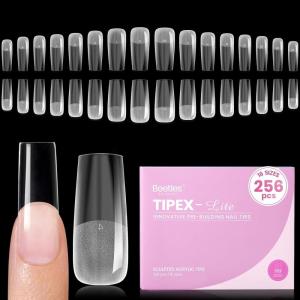 imageBeetles 2Pcs 20g Nail Glue Gel No Wipe HandsFree Tipex Solid Nail Glue Gel Super Strong for Acrylic Nails Extension Fake Nails 3D Nail Art Great for Home ampamp Salon Use U V Light Required0BTipex LiteSquare Long 256pcs