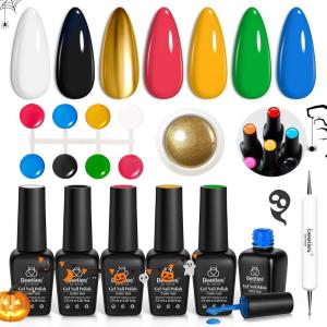 imageBeetles Blooming Gel  Hema Free Clear Blossom Blooming Gel Polish for Spreading Effect DIY Watercolor Floral Print Soak off U V LED Lamp Cure Nail Diy Manicure Art Design GiftGo for Gold